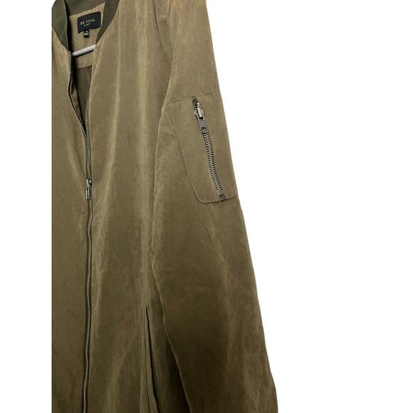 Be Cool men's medium green jacket windbreaker Casual M Basic Normcore - Picture 4 of 7